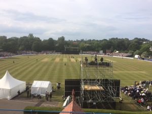 scaffolding tower for recording cricket event - image 7