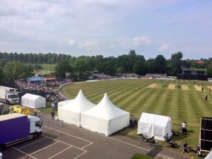 scaffolding tower for recording cricket event - image 6